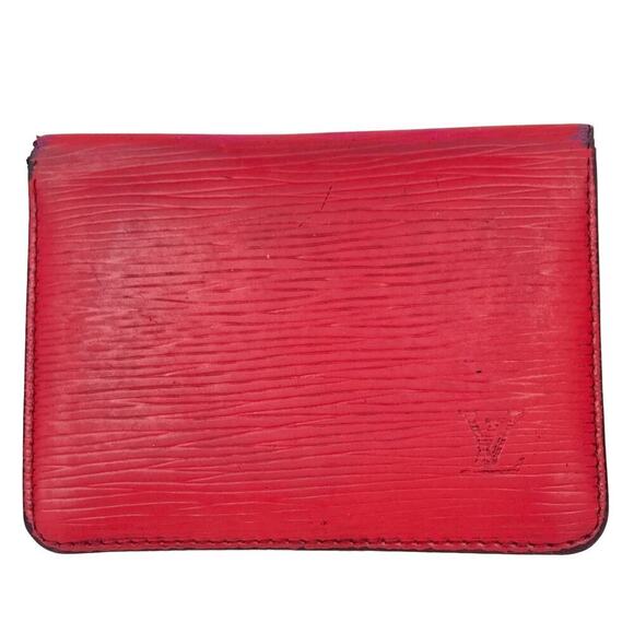 LOUIS VUITTON Epi Leather Card Holder - Picture 1 of 13